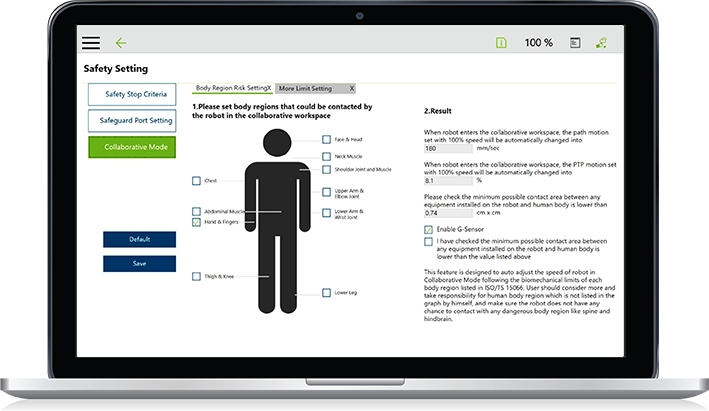 Omron Collaborative Robot Cobot Collaborative Robot safety software