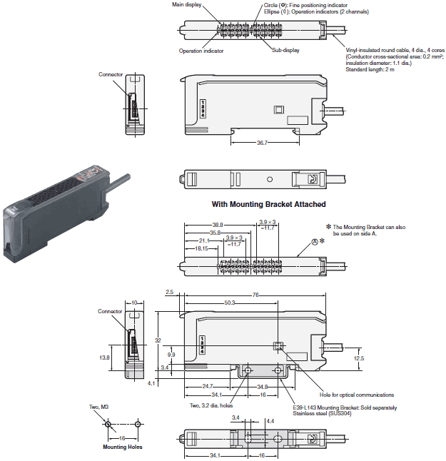 E2C-EDA Dimensions 13 