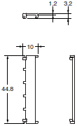 E5AN-H, E5EN-H Dimensions 6 