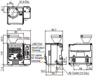 ZN-PD-S Dimensions 3 