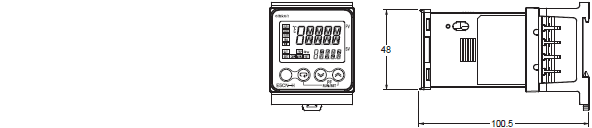 E5CN-HT Dimensions 17 