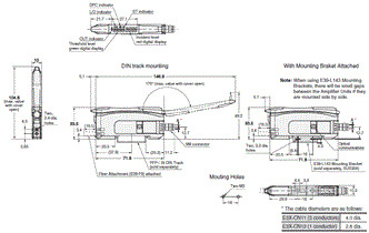 E3X-HD Dimensions 4 