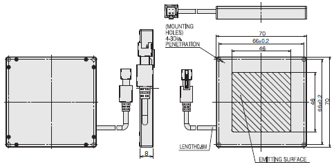 FLV Series Dimensions 60 