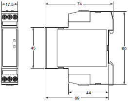 K8DS-PH Dimensions 2 