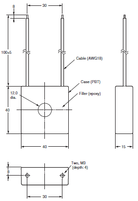 E5CD-800 Dimensions 16 