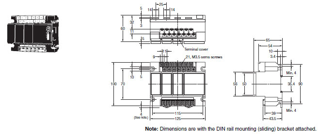 61F-G[]N Dimensions 6 61F-G3N_Dim