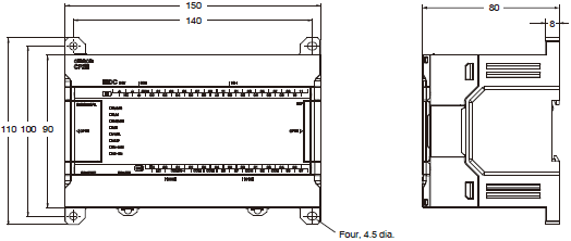 CP2E Dimensions 9 