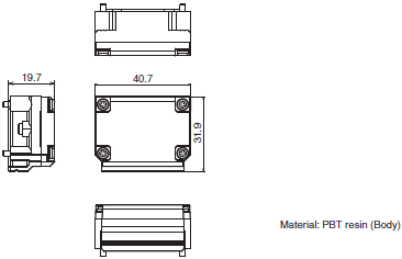 F3SG-SR / PG Series Dimensions 32 