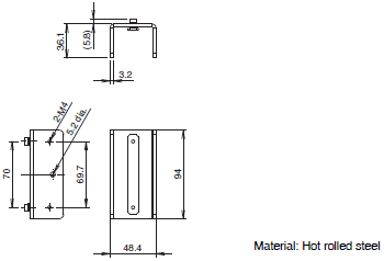 F3SG-SR / PG Series Dimensions 69 